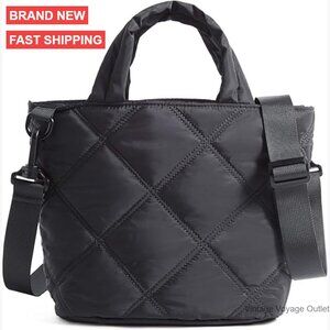 Small Nylon Crossbody Bag with Adjustable Strap, 8L Capacity, Water-Resistant